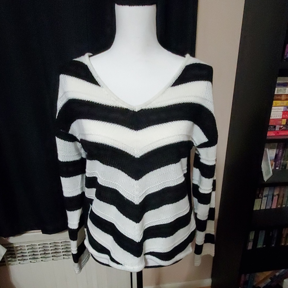 Black and White Sweater